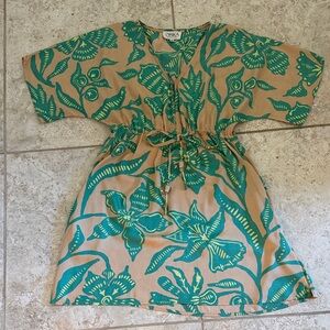 Omika Floral Tie-Waist Sun Dress